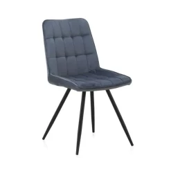 Silla tapizada en terciopelo GABAR VIVE modelo 838