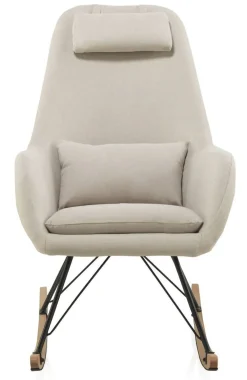 Sillón Balancín Beige de Estilo Nórdico GABAR