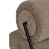 Sillón Cama Beige de Tejido Suave y Estructura de Madera 613617