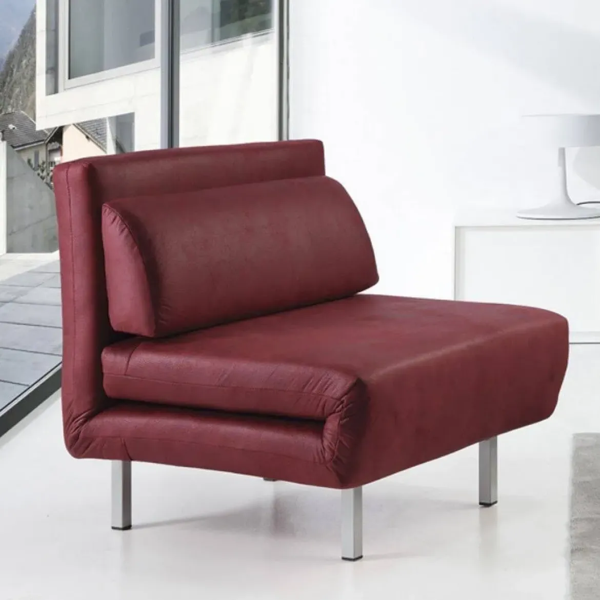 Sillón Cama Tapizado en Tela Modelo BETY