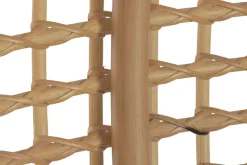 Sillón Colgante de Ratán Natural con Tapizado en Poliéster MB-221975
