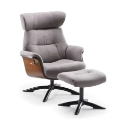 Sillón con Mecanismo Reclinable y Puff OSAKA