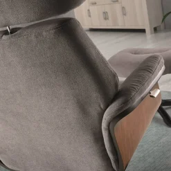Sillón con Mecanismo Reclinable y Puff OSAKA