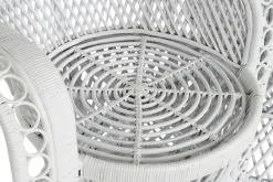 Sillón de Jardín de Ratán Blanco 2 Plazas MB-207721