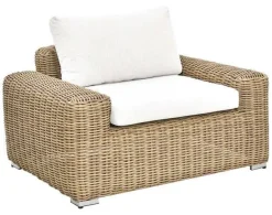 Sillón de Jardín Ratán Sintético con Cojines MB-218346