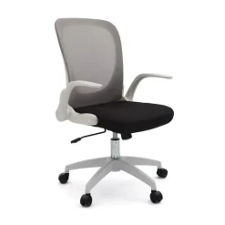 Sillón de Oficina con brazos Modelo OPEN Tapizado en tejido Mesh