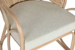 Sillón de Ratán Natural Diseño de Hoja MB-215357