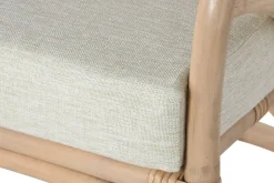 Sillón de Ratán Natural Diseño de Hoja MB-215357