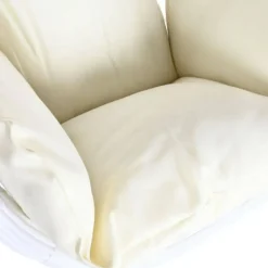 Sillón de Ratán Sintético Colgante Color Blanco MB-200842