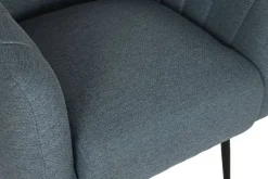 Sillón de Salón Tapizado en Poliéster Azul MB-207906