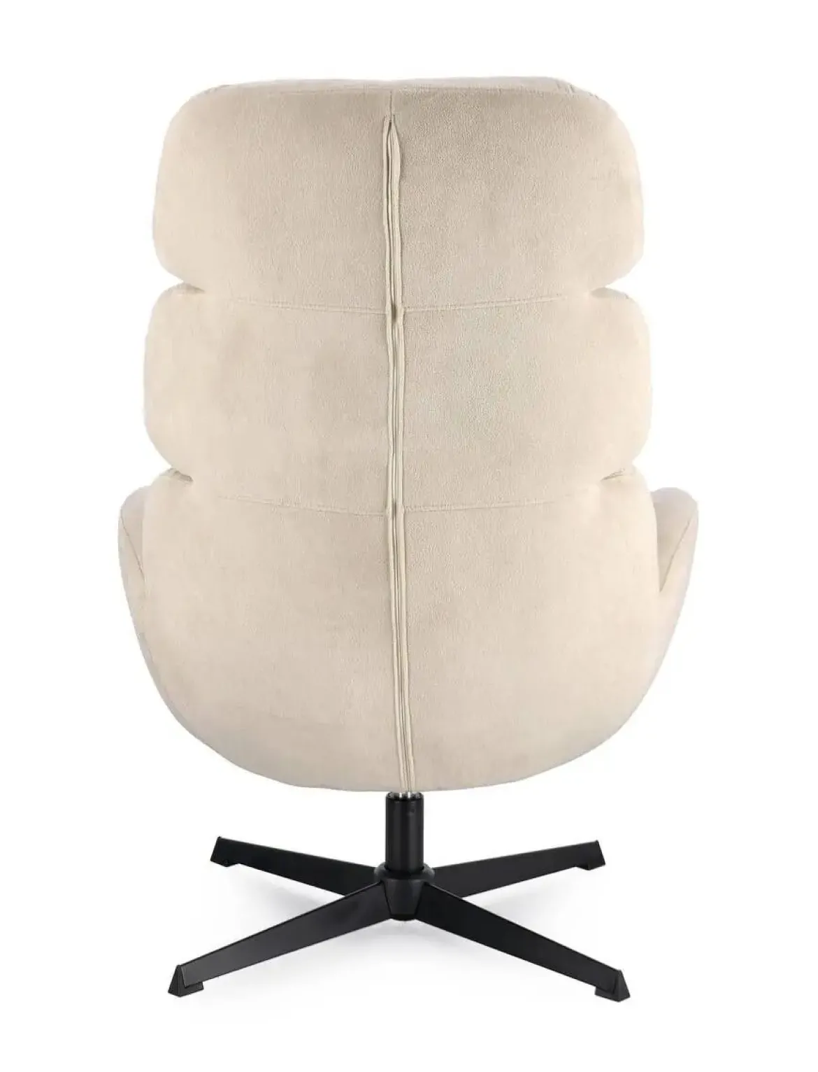 Sillón Giratorio Tapizado en Tejido Perla VIOLANTE 0733506