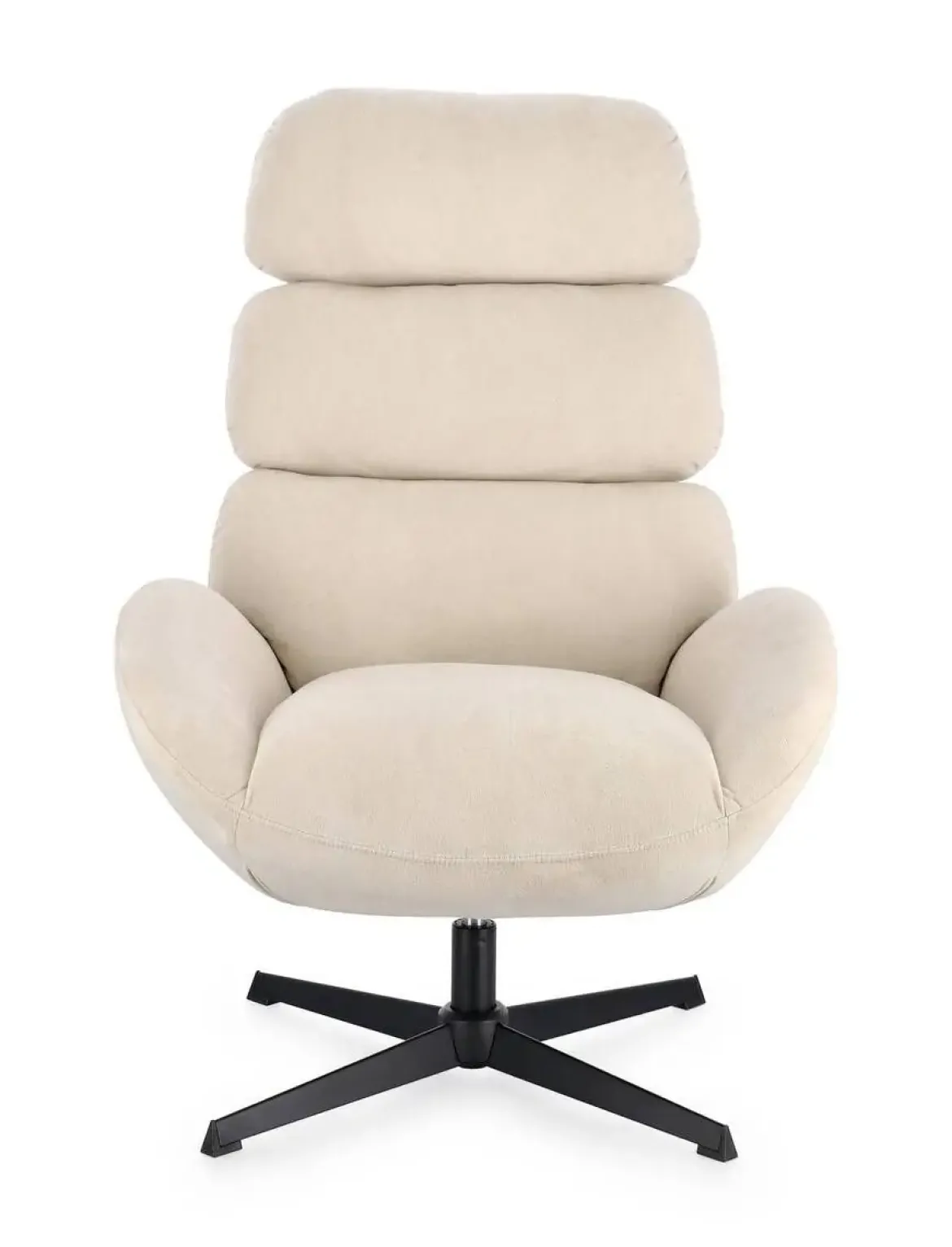 Sillón Giratorio Tapizado en Tejido Perla VIOLANTE 0733506