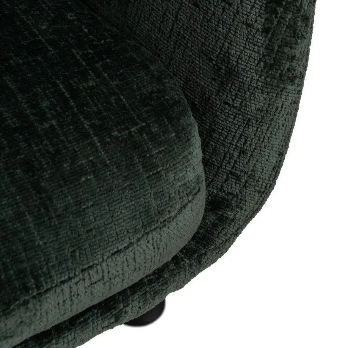 Sillón Giratorio Verde con Base Metálica y Tapizado Suave 612622