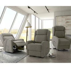 Sillón Levantapersonas Tapizado en tela CELIA