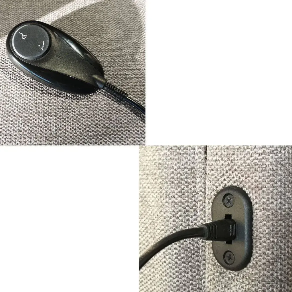 Sillón Levantapersonas Tapizado en tela CELIA