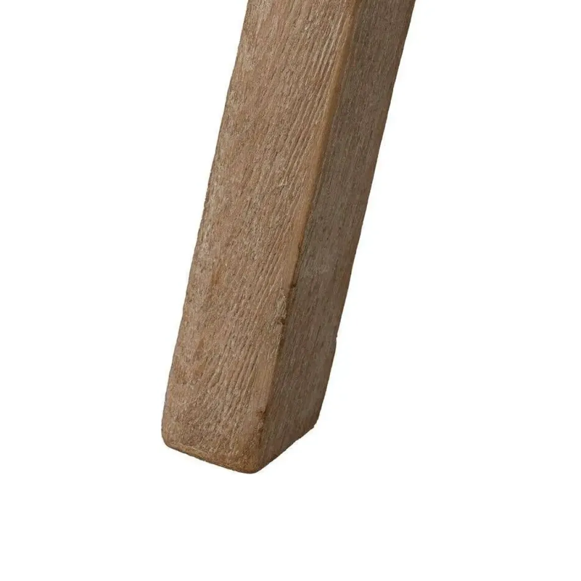Sillón Natural con Estructura de Madera y Tapizado Beige 613836