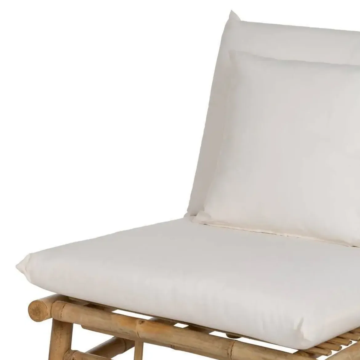 Sillón Natural en Bambú con Tapizado Desenfundable 613209