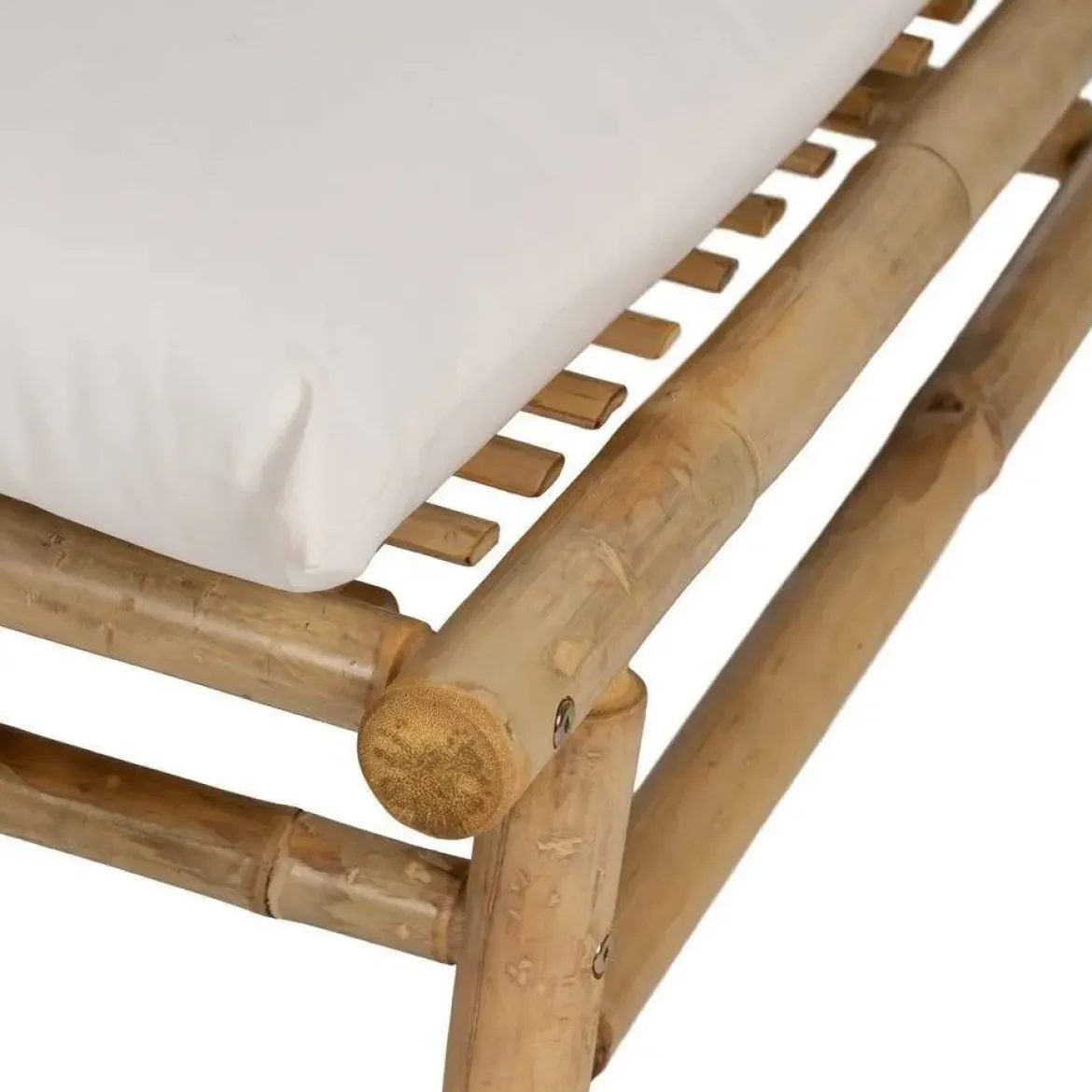 Sillón Natural en Bambú con Tapizado Desenfundable 613209