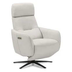 Sillón Relax Eléctrico de Piel con 2 Motores y USB RENNES