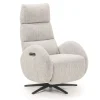 Sillón Relax Eléctrico 2 Motores en Tela Beige con USB AMSTERDAM