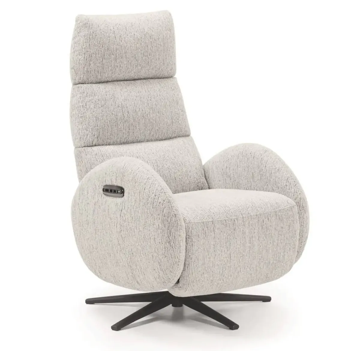 Sillón Relax Eléctrico 2 Motores en Tela Beige con USB AMSTERDAM