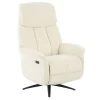 Sillón Relax Eléctrico Tapizado en Tela Beige ALBAYZIN