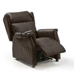 Sillón relax Elevador 2 motores Modelo ALMA tapizado en tela