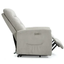 Sillón Relax Levantapersonas con 2 Motores Tapizado en Tela ARGOS