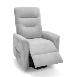 Sillón Relax Levantapersonas con 2 Motores Tapizado en Tela ARGOS