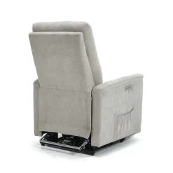 Sillón Relax Levantapersonas con 2 Motores Tapizado en Tela ARGOS