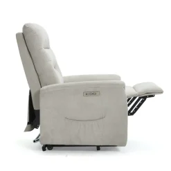 Sillón Relax Levantapersonas con 2 Motores Tapizado en Tela ARGOS