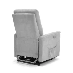 Sillón Relax Levantapersonas con 2 Motores Tapizado en Tela ARGOS