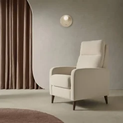 Sillón Relax Manual Push Back Tapizado en Tela MALTA