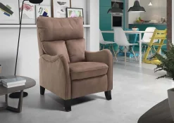 Sillón relax push back076microfibra CAMBOYA