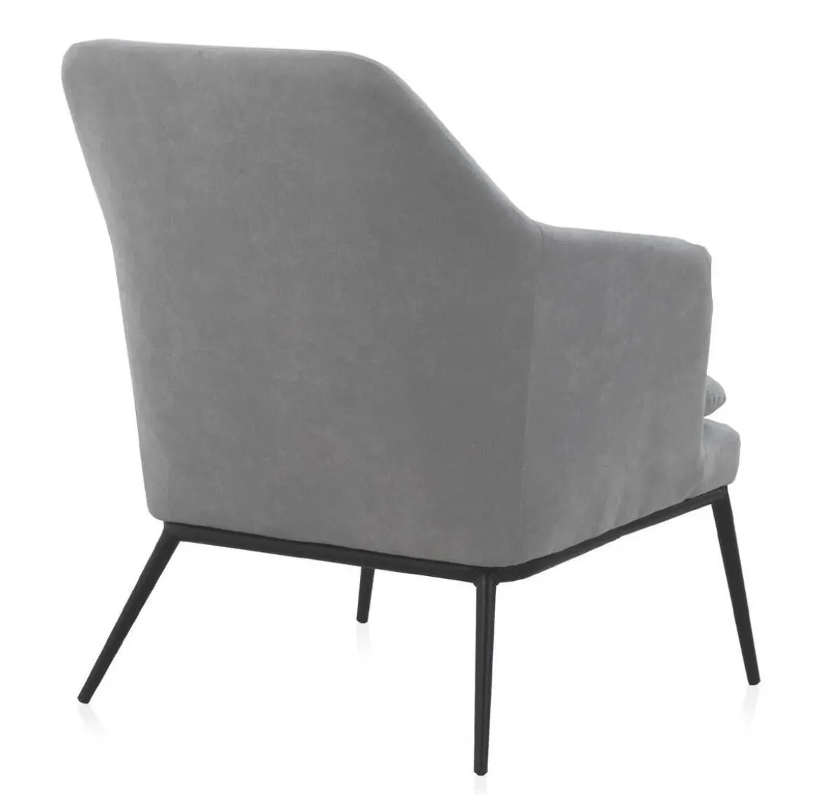 Sillón Tapizado con Cojín y Patas Metálicas GABAR