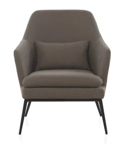 Sillón Tapizado con Cojín y Patas Metálicas GABAR