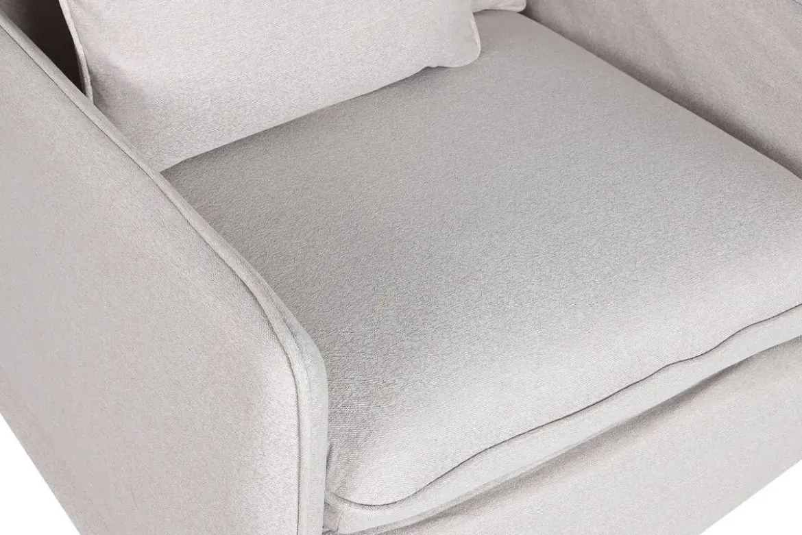 Sillón Tapizado Desenfundable en Poliéster Beige MB-211734