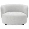 Sillón Tapizado en Poliéster Beige con Patas de Madera MB-225993