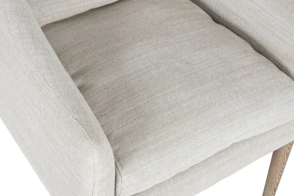 Sillón Tapizado en Poliéster Beige MB-221647