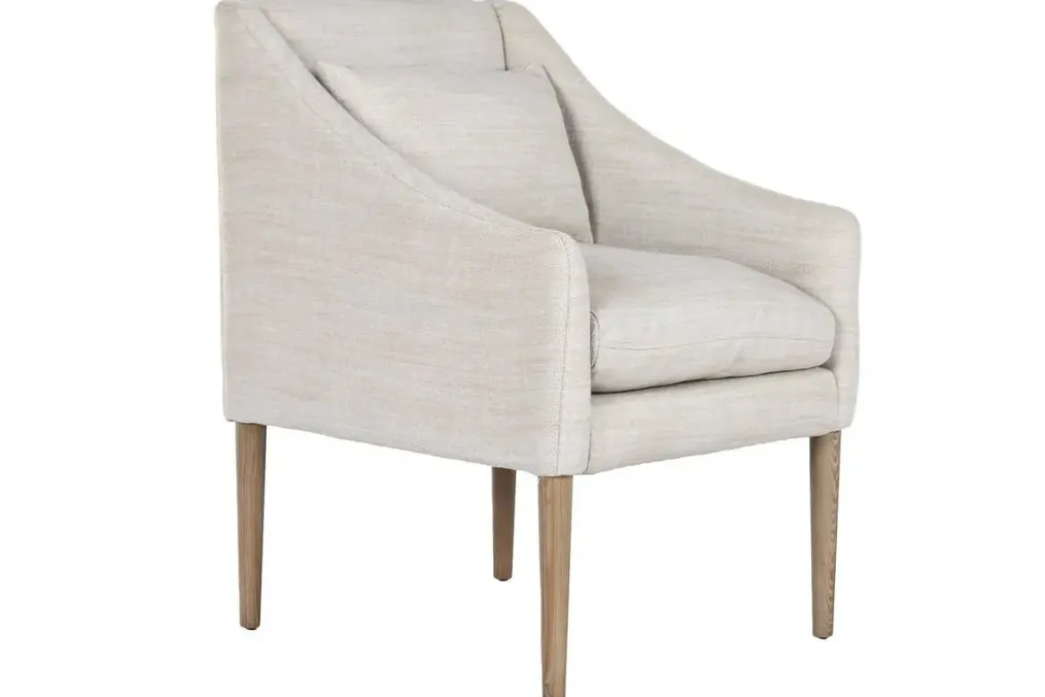 Sillón Tapizado en Poliéster Beige MB-221647