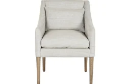 Sillón Tapizado en Poliéster Beige MB-221647