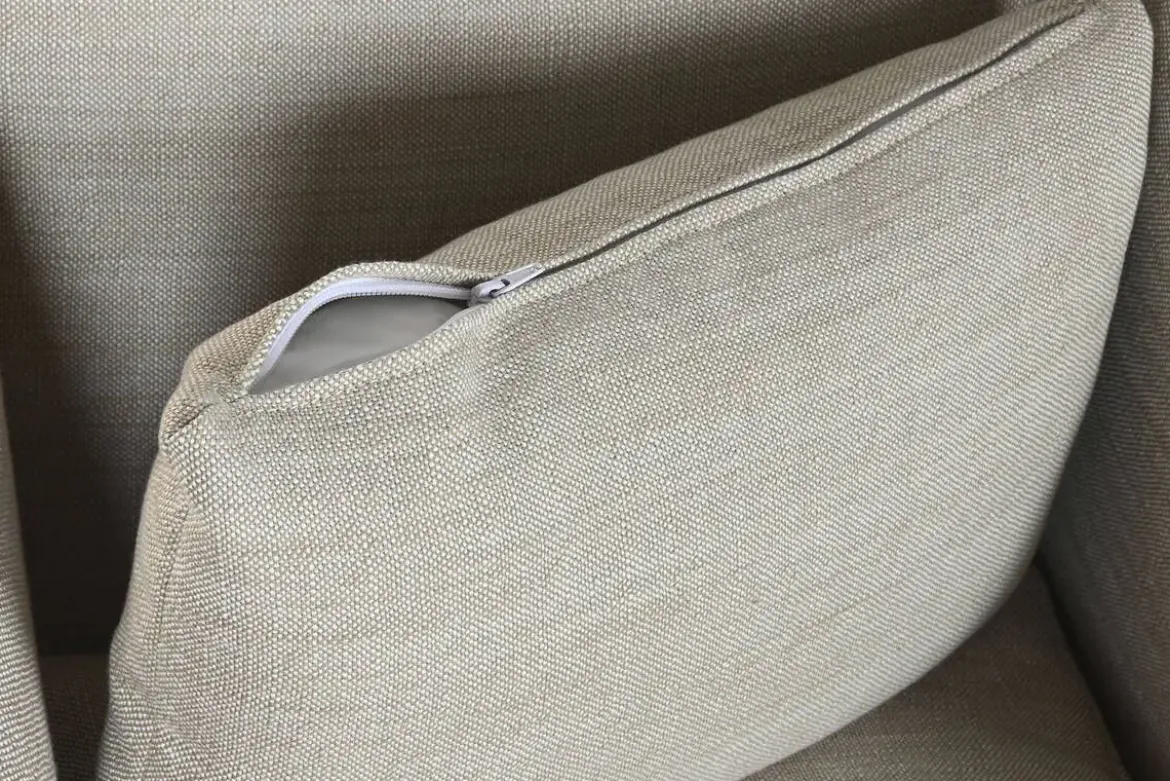 Sillón Tapizado en Poliéster Beige MB-221647
