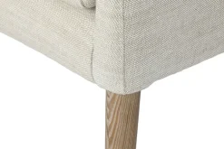 Sillón Tapizado en Poliéster Beige MB-221647