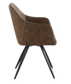 Sillón tapizado en tela efecto piel GABAR VIVE modelo 839
