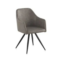Sillón tapizado en tela efecto piel GABAR VIVE modelo 839