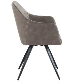 Sillón tapizado en tela efecto piel GABAR VIVE modelo 839