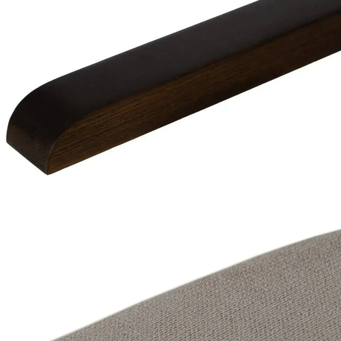 Sillón Taupe de Metal y Tejido con Patas Negras 613473