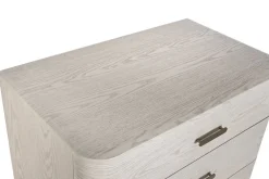 Sinfonier de Dormitorio en MDF Gris Claro con Tiradores de Metal MB-220064