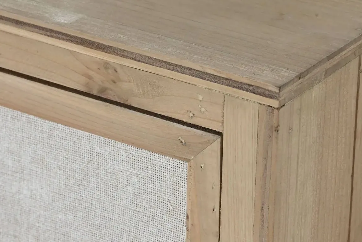 Sinfonier de Madera de Abeto con 5 Cajones de Lino MB-216621