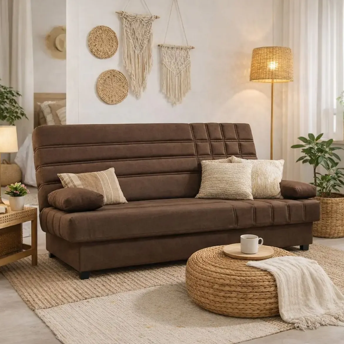 Sofa Cama Clic Clac con Arcón CUADROS